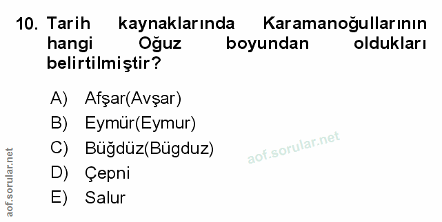Soru 10