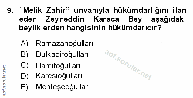 Soru 9