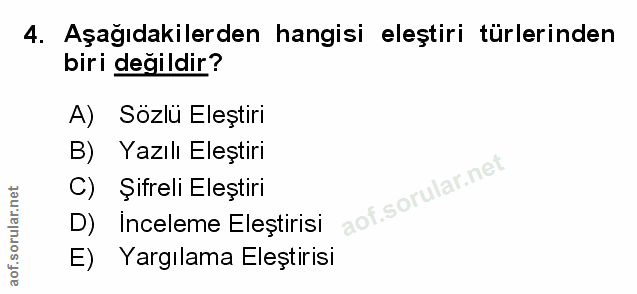 Soru 4