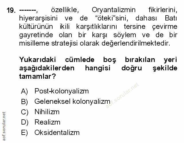 Soru 19
