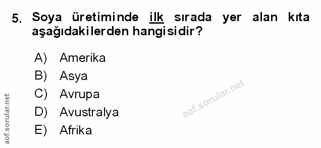 Soru 5