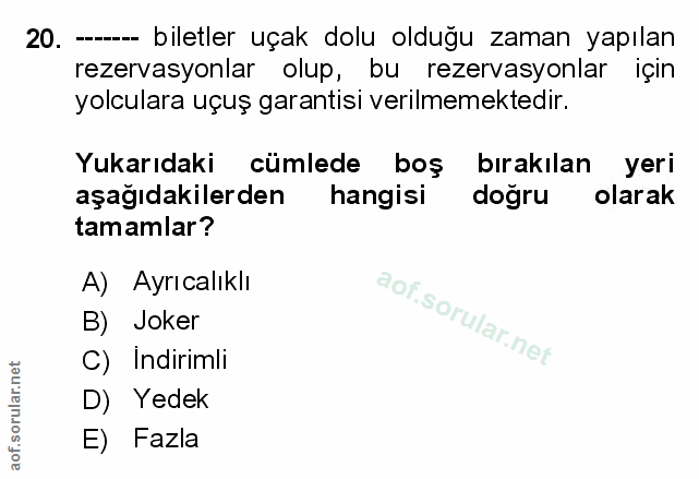 Soru 20