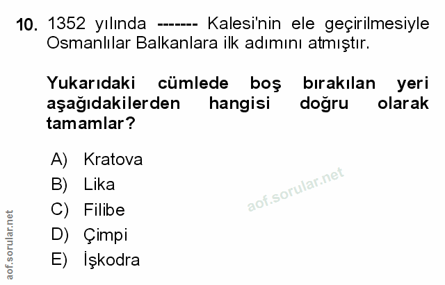 Soru 10