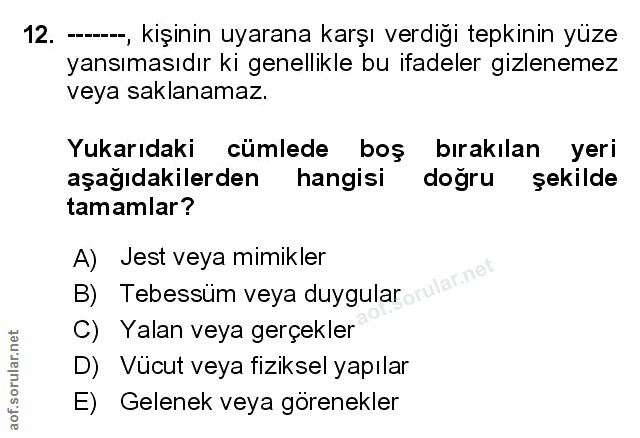 Soru 12