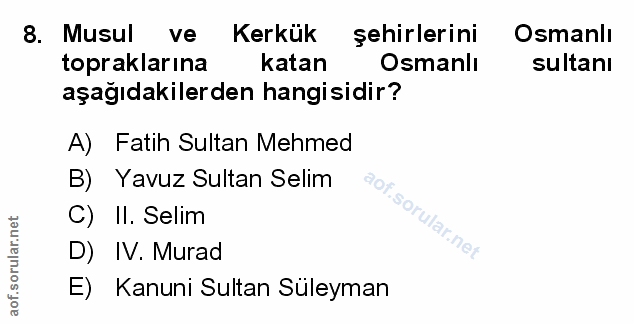 Soru 8