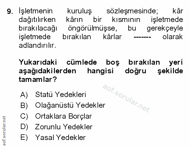 Soru 9