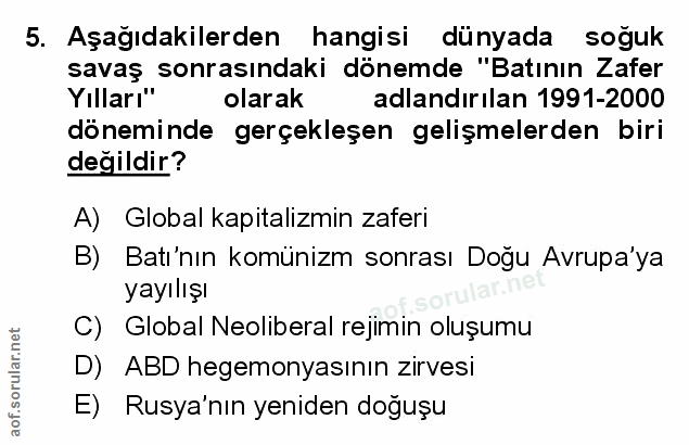 Soru 5
