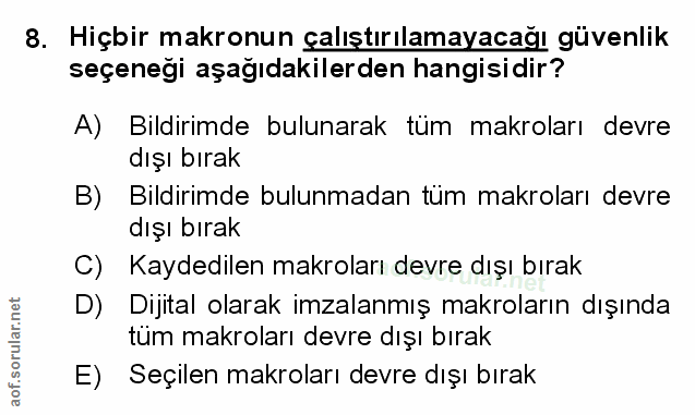 Soru 8