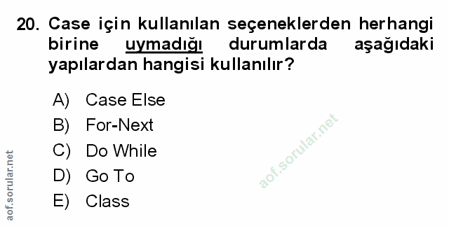 Soru 20