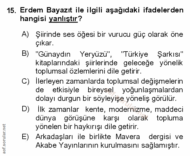 Soru 15
