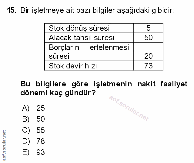 Soru 15