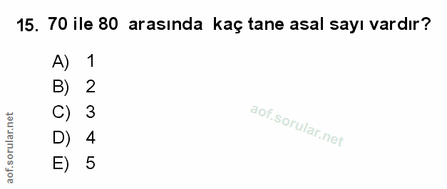 Soru 15