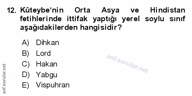 Soru 12