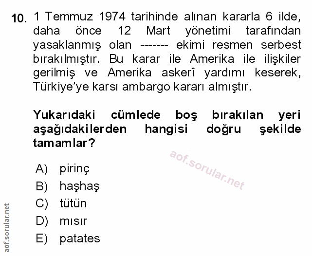 Soru 10