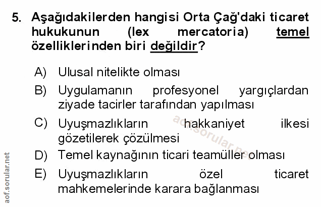 Soru 5