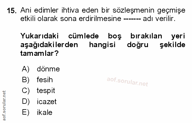 Soru 15