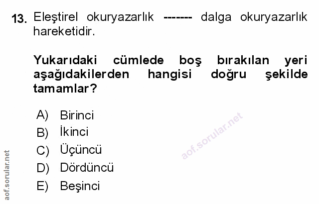 Soru 13