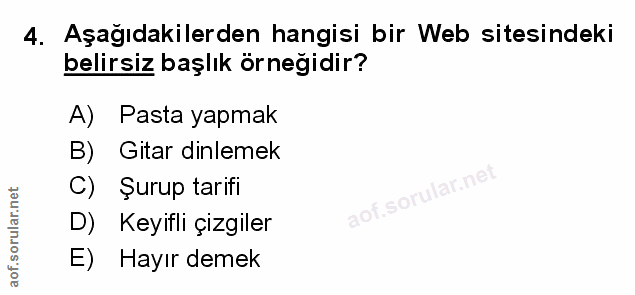 Soru 4