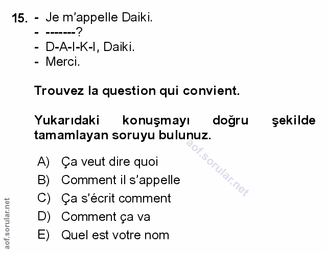 Soru 15