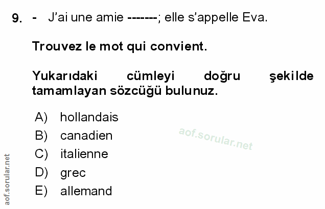Soru 9