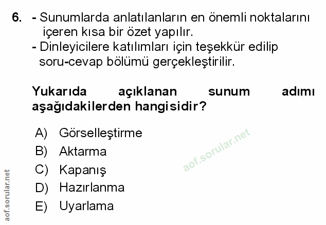 Soru 6