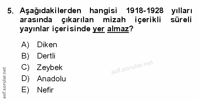 Soru 5