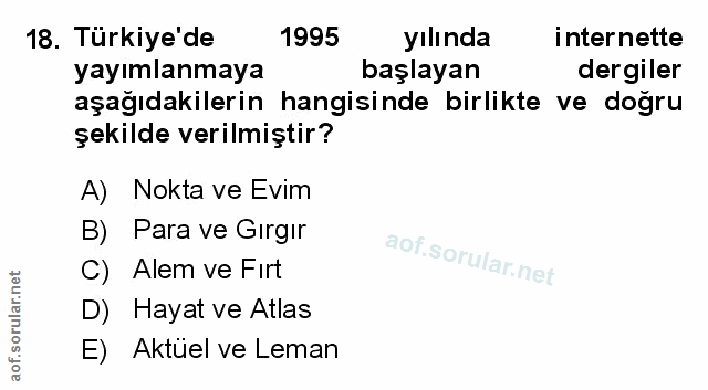 Soru 18