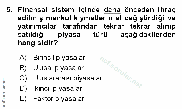 Soru 5