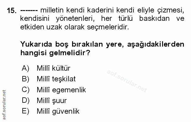 Soru 15
