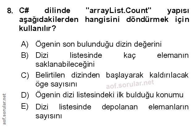 Soru 8