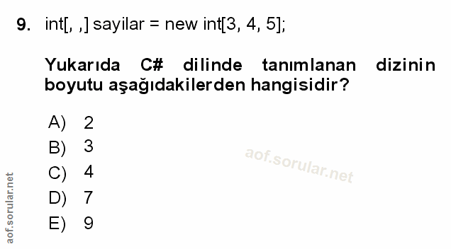 Soru 9