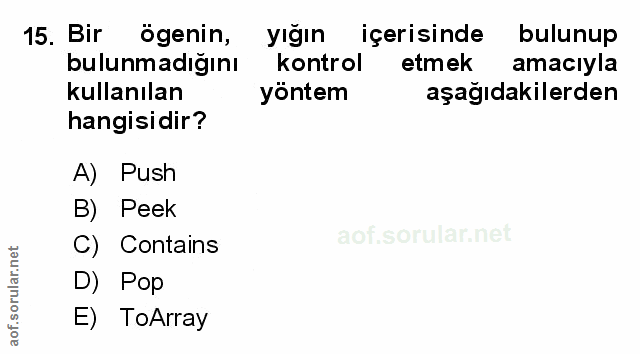 Soru 15