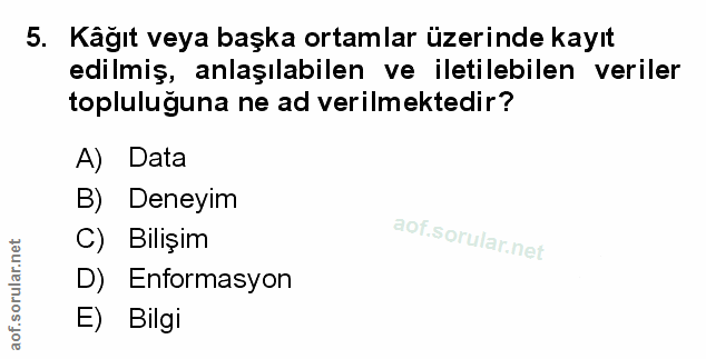 Soru 5