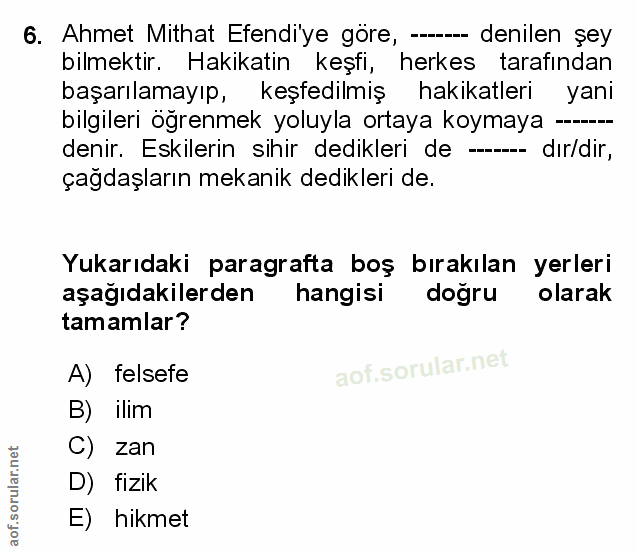 Soru 6