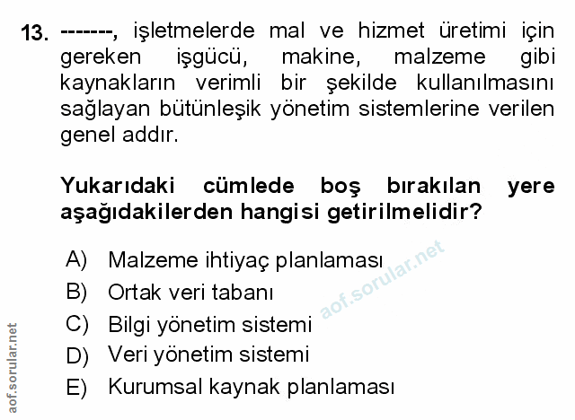 Soru 13