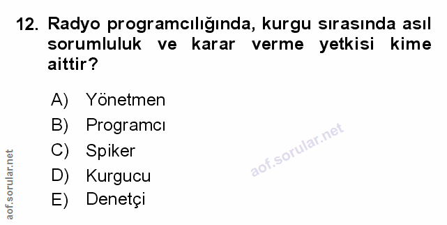 Soru 12