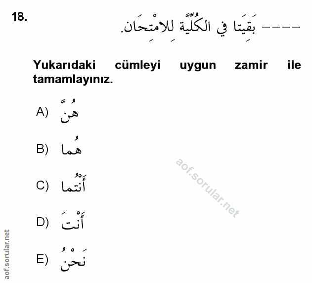 Soru 18