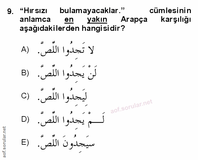 Soru 9