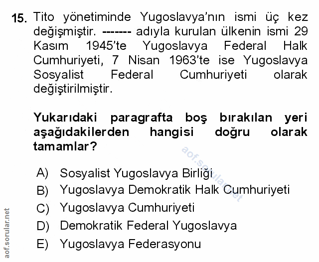 Soru 15
