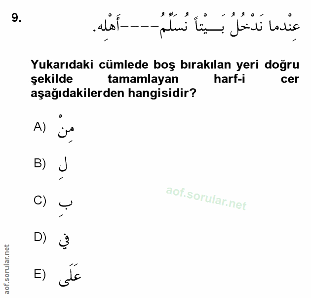 Soru 9