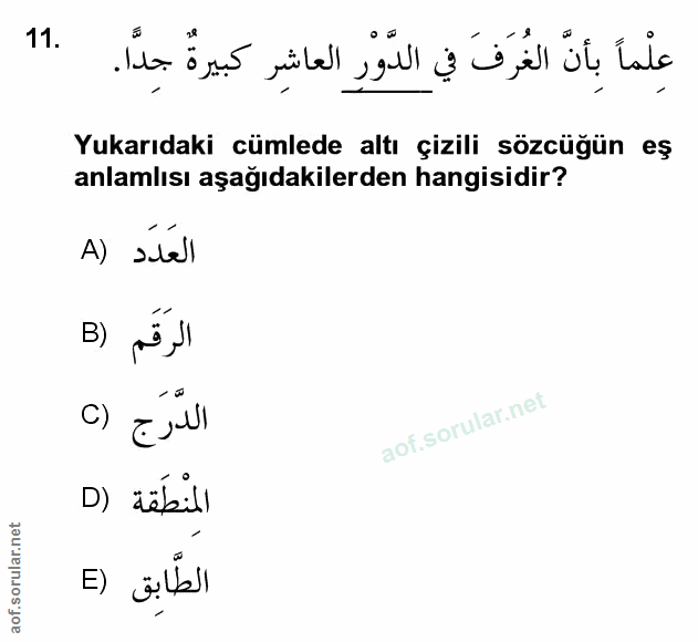 Soru 11