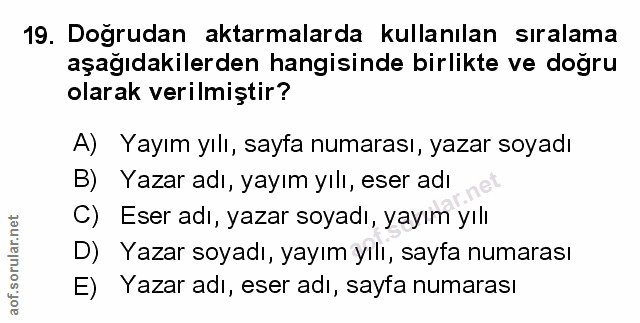 Soru 19