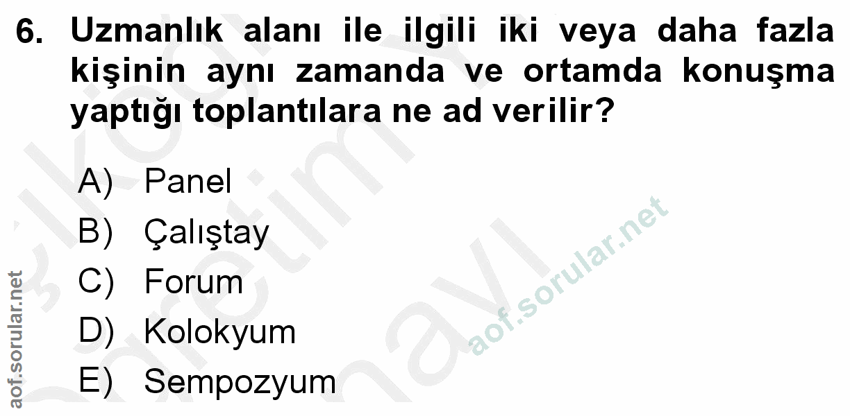 Soru 6