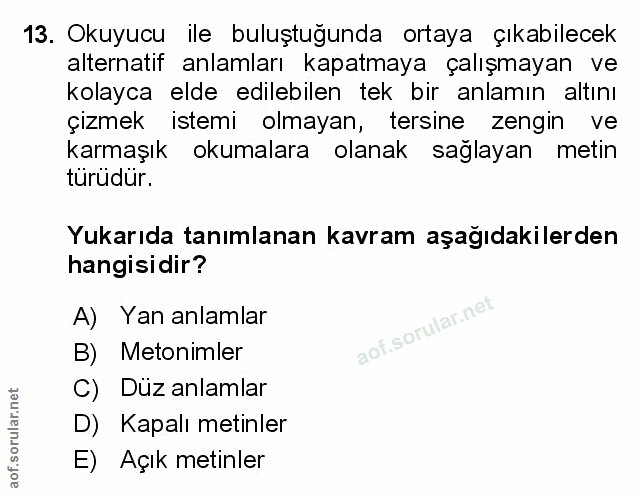 Soru 13