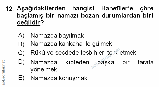 Soru 12
