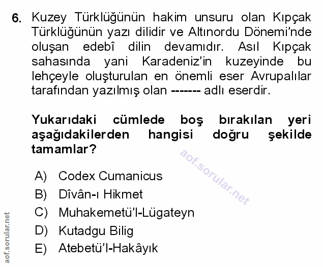 Soru 6