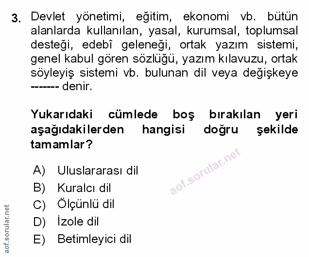 Soru 3