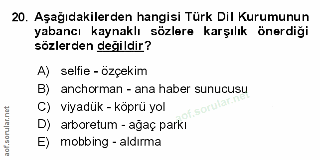 Soru 20