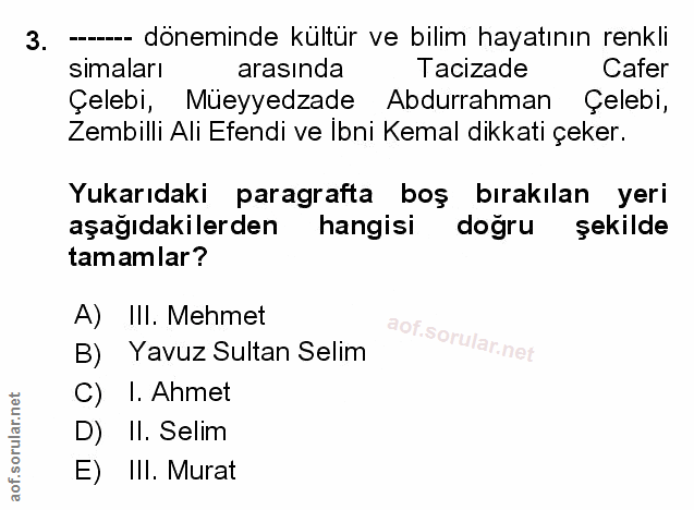 Soru 3