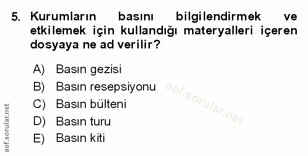 Soru 5